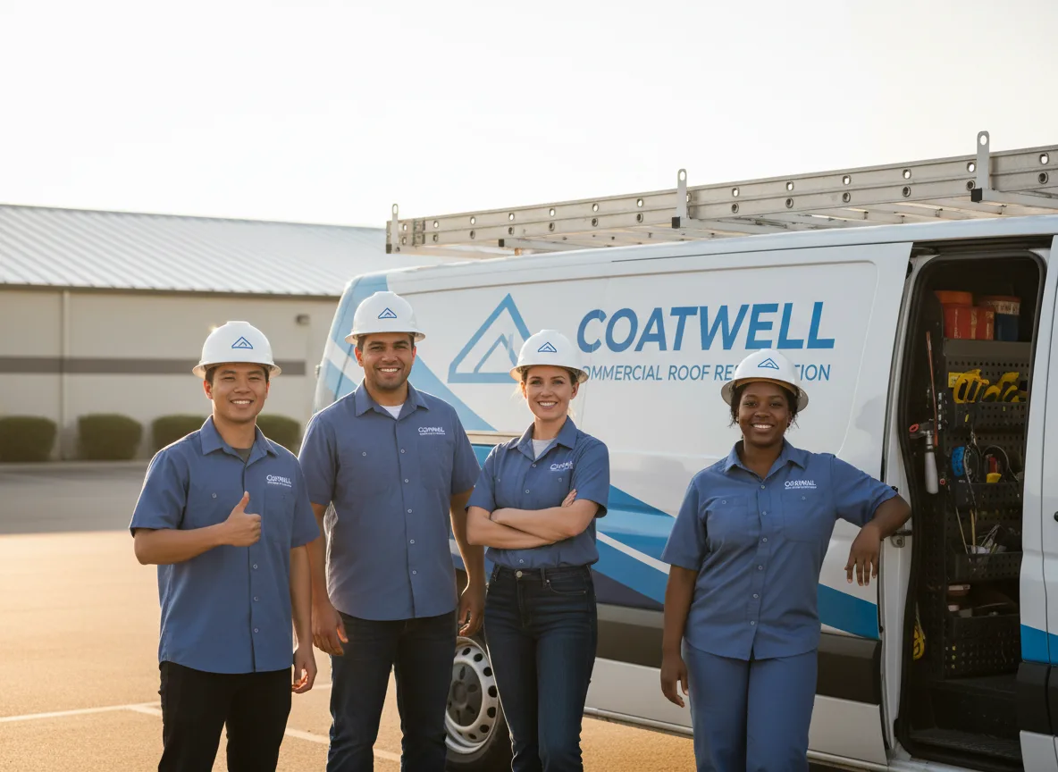 Commercial roof coating company in Dighton, MA